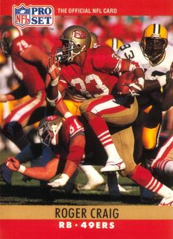 Roger Craig San Francisco 49ers 1990 Pro set NFL #287